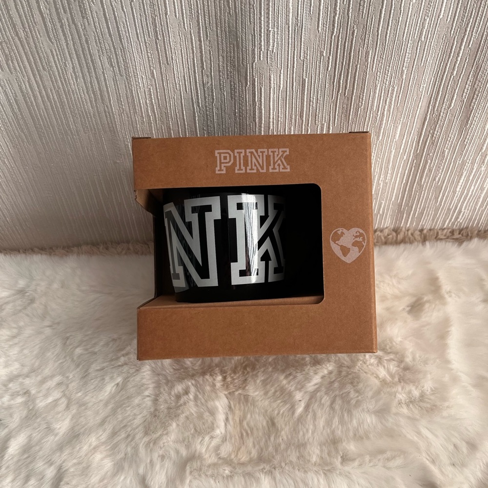 Victoria Secret Pink Coffee
Cup In Box Black Logo